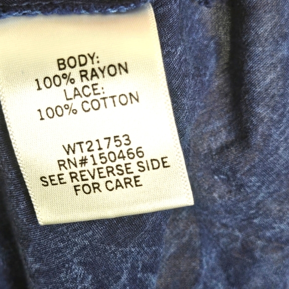 Market & Spruce Embroidered Navy Blue Tunic - Picture 5 of 5